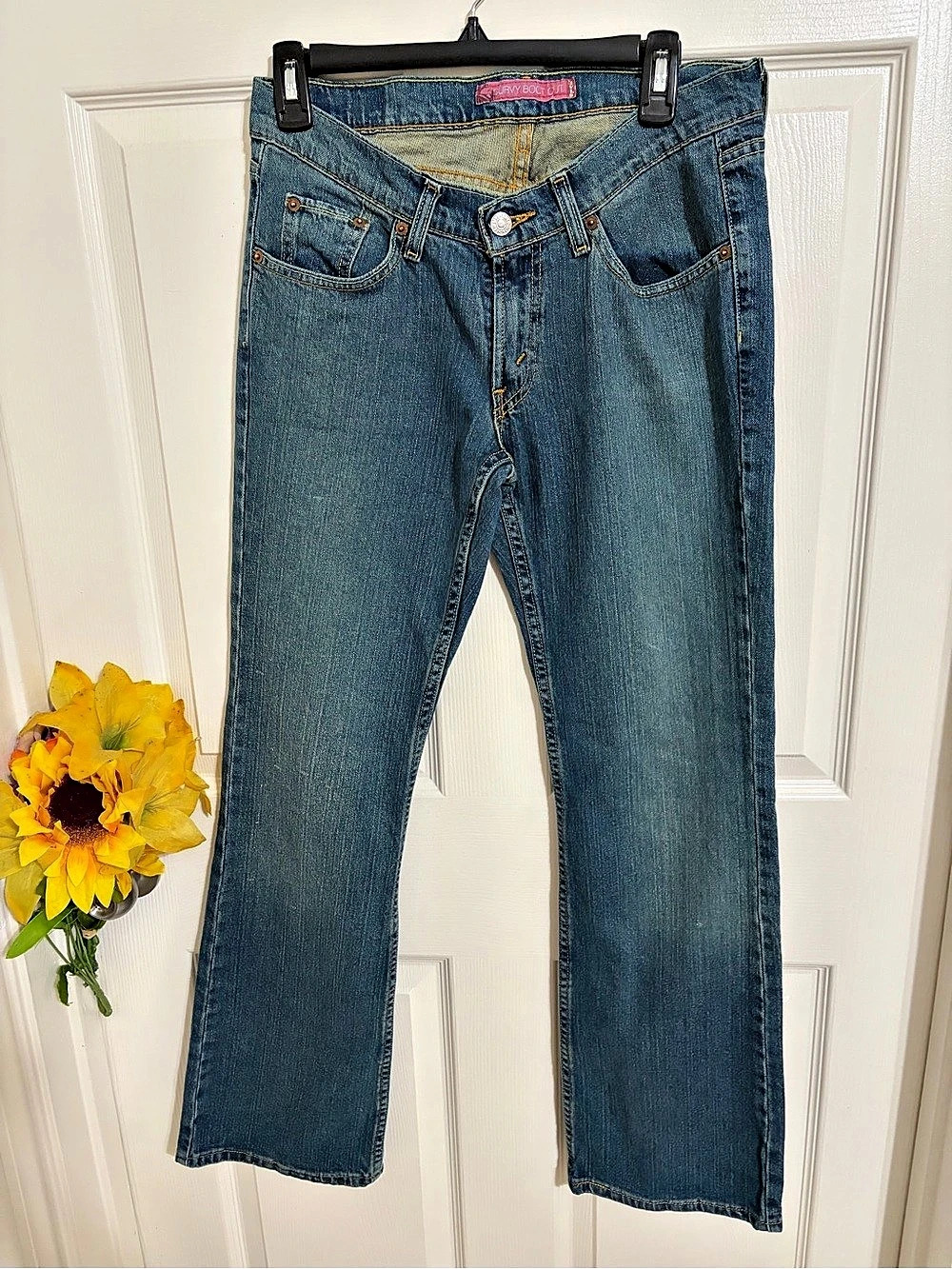 Levi's 505 Straight Leg Jeans Blue Waist 9